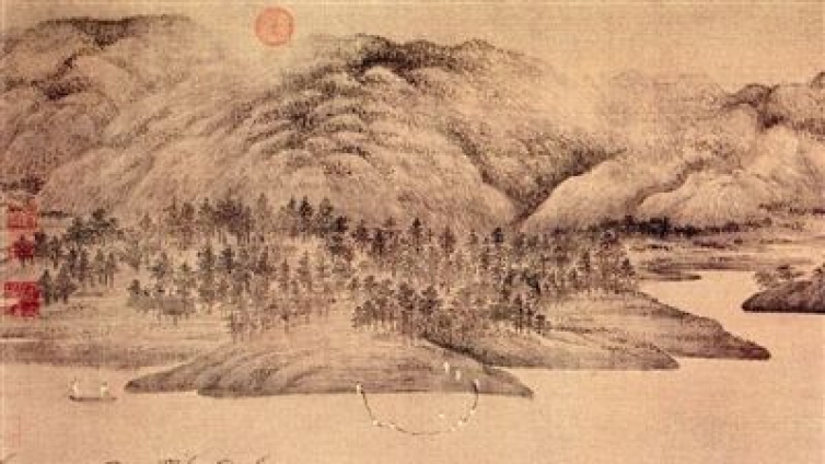 董源《潇湘图》赏析：北苑的江南