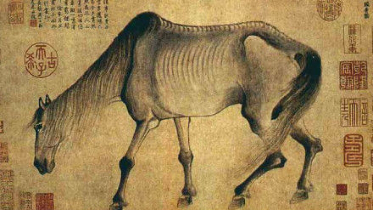 穿越时空的默契：梵高《老马》与南宋画作相似