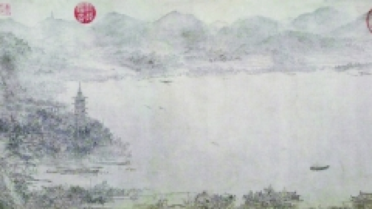 最早的西湖写生图