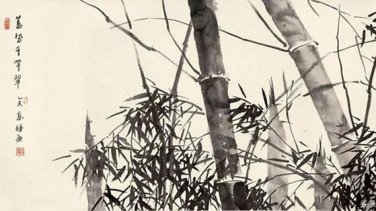 中国画家高晔介绍之一——水墨兰竹艺术