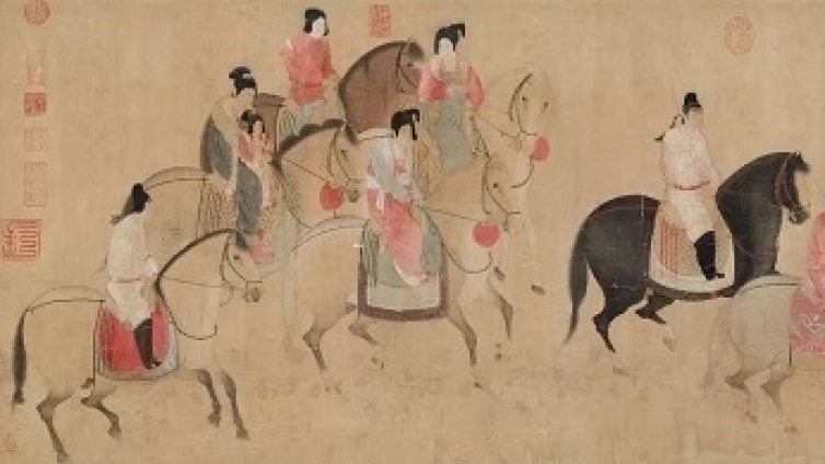 四件“虢国夫人”同现辽博，“传移模写”展出古今名家摹本
