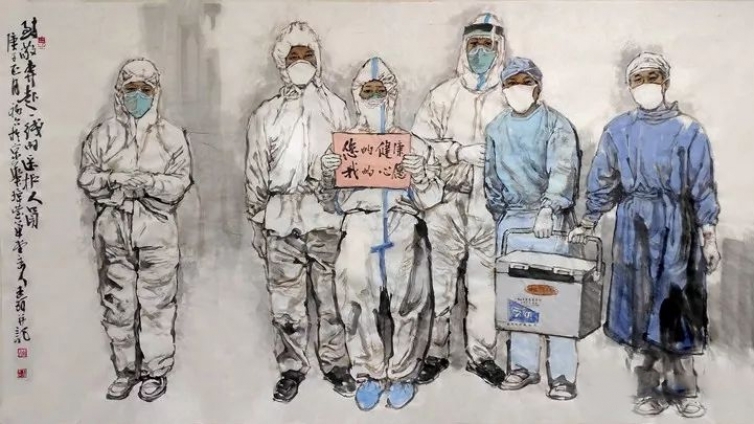 众志成城  攻克时艰——美术界的艺术战“疫”   （四）