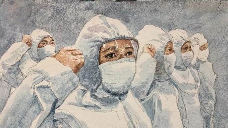 众志成城  攻克时艰——美术界的艺术战“疫” （十六）