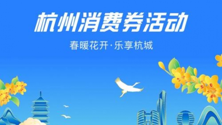 第二期杭州电子消费券4月3日上午10点开始发放