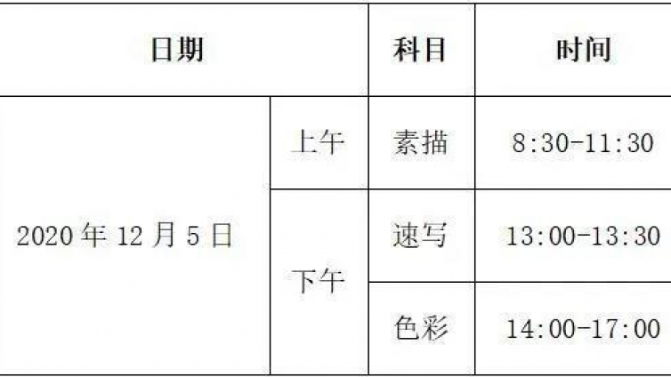 2021年艺术类专业省统考简章出炉 高考生看过来 