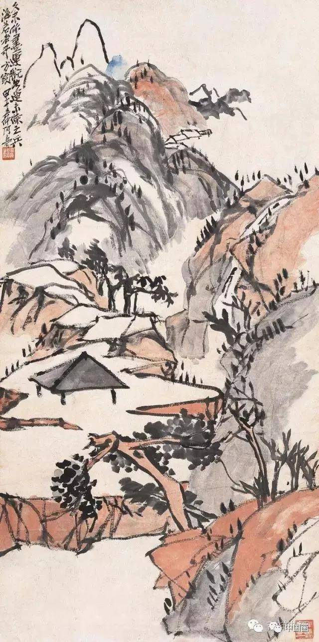 潘天寿山水花鸟画作品欣赏_环球文化_环球财经网|环球财经新门户