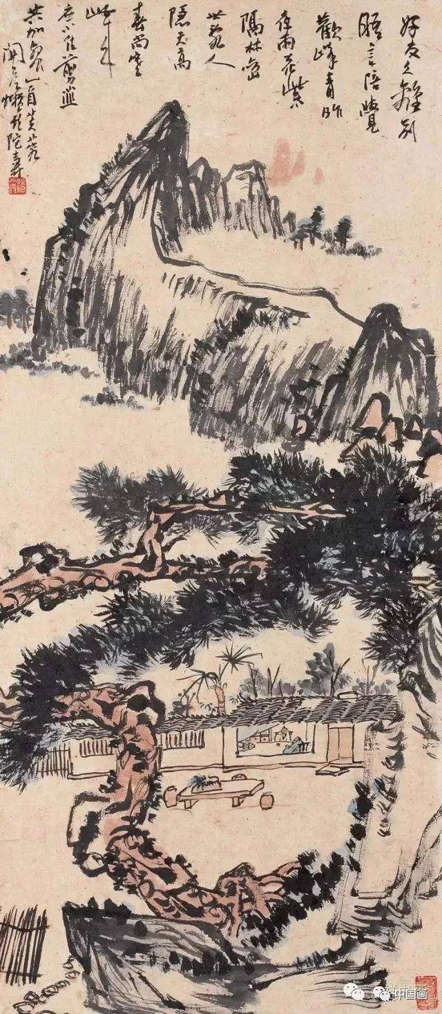 潘天寿山水花鸟画作品欣赏_环球文化_环球财经网|环球财经新门户